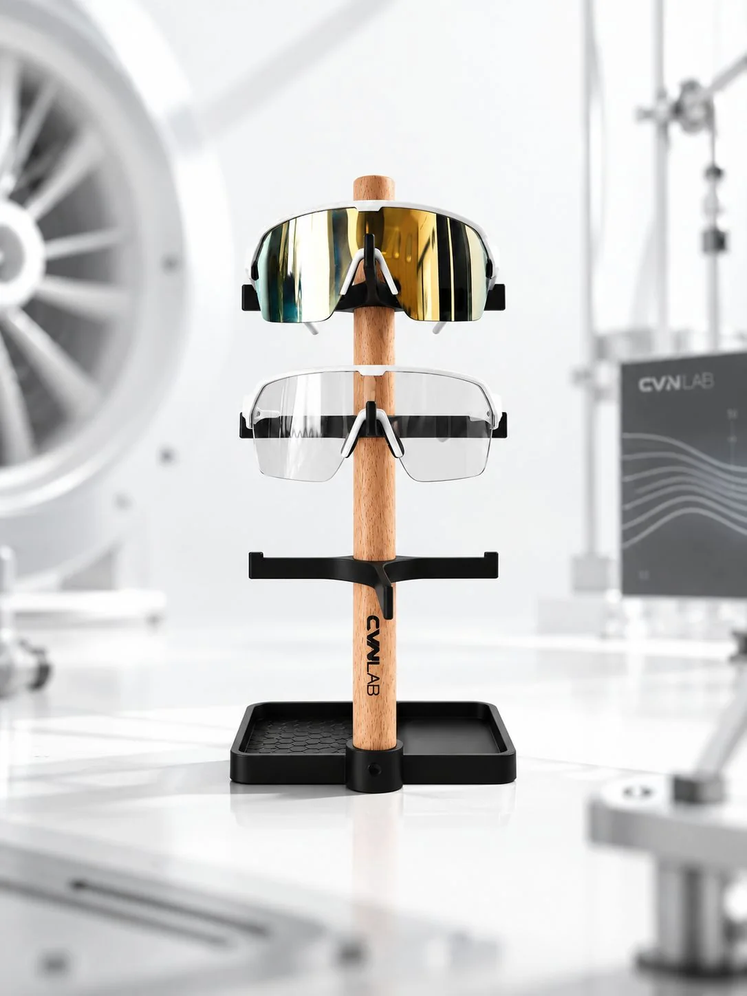 CVNLAB Tabletop Organizer di lingkungan studio bergaya laboratorium